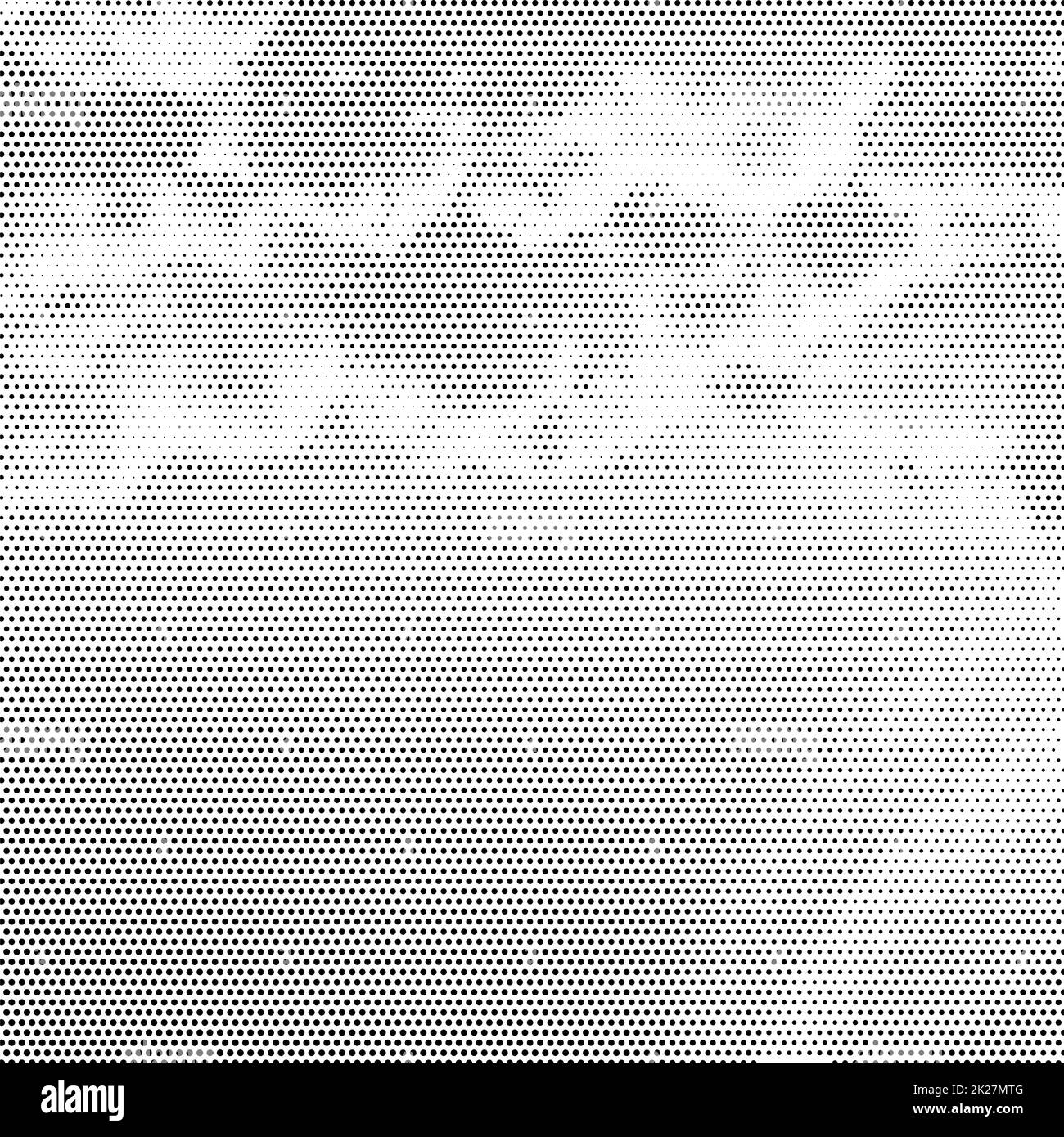 Modello di mezzi toni. Set di punti. Texture punteggiata su sfondo bianco. La sovrapposizione del modello di grunge. Distress Design lineare. Foto Stock