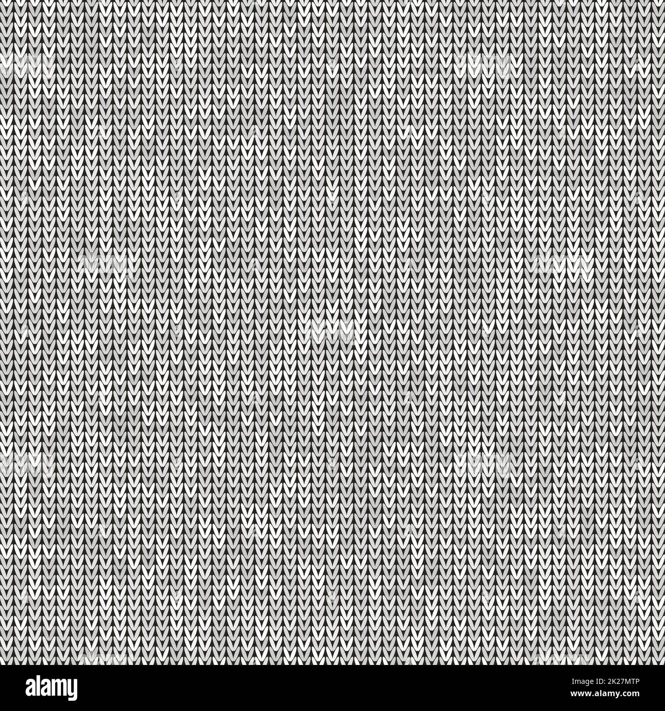Maglia elegante. Trama a maglia grigia. Pullover in lana Tricot Print. Modello in tessuto invernale Foto Stock