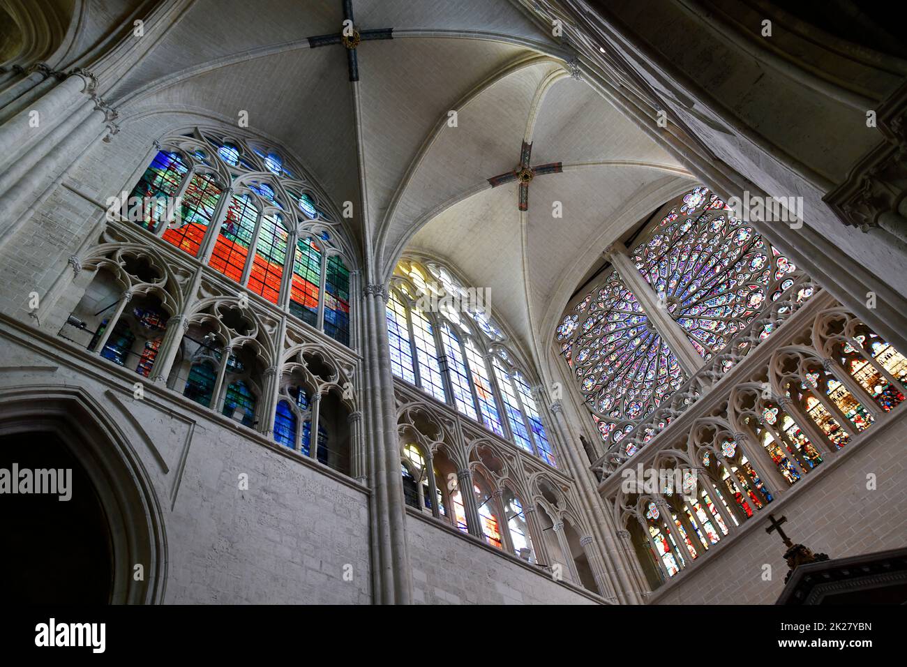 Tours, Francia. Cathédrale Saint-Gatien o Cattedrale Foto Stock