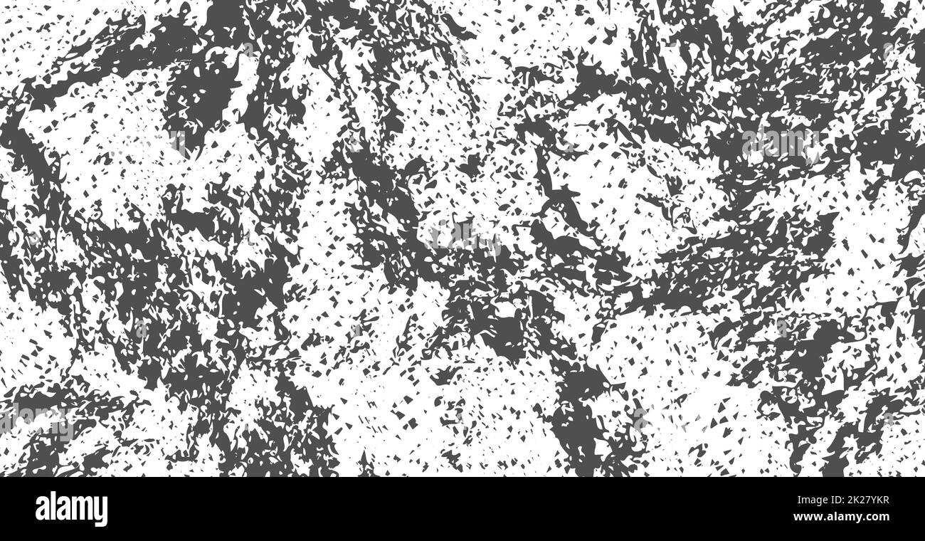 Grunge linee e punti neri su uno sfondo bianco - Vettore Foto Stock