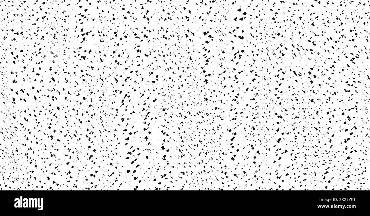 Grunge linee e punti neri su uno sfondo bianco - Vettore Foto Stock