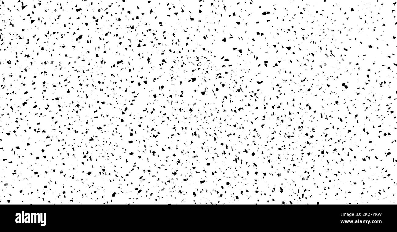 Grunge linee e punti neri su uno sfondo bianco - Vettore Foto Stock