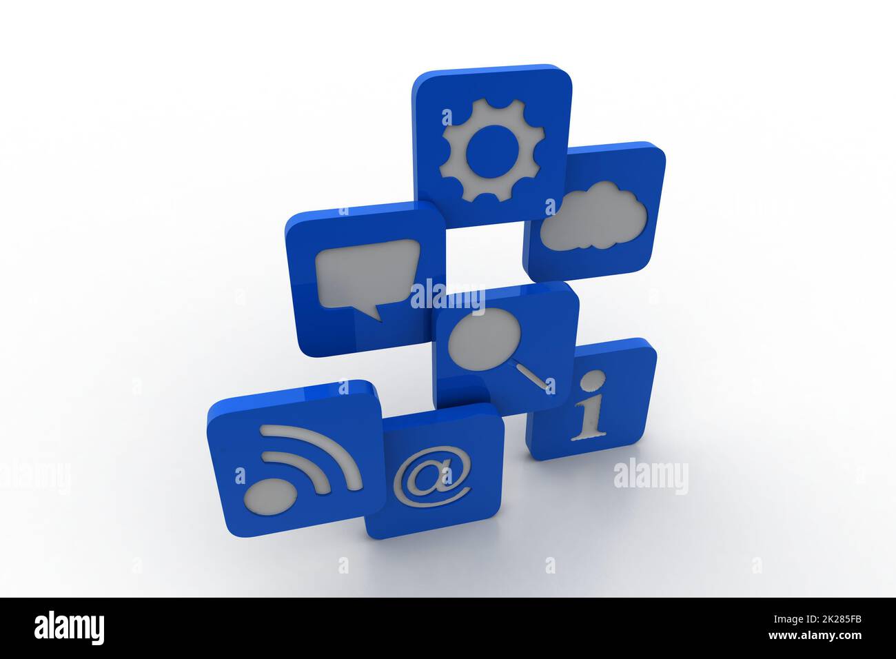 Icone di Internet Foto Stock