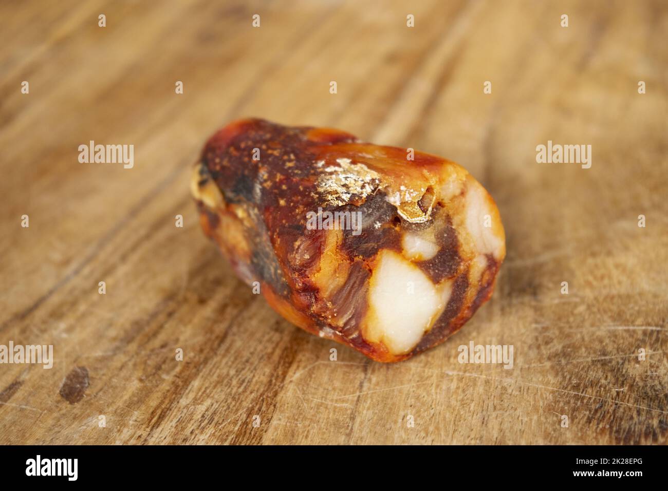 salame artigianale speziato Foto Stock