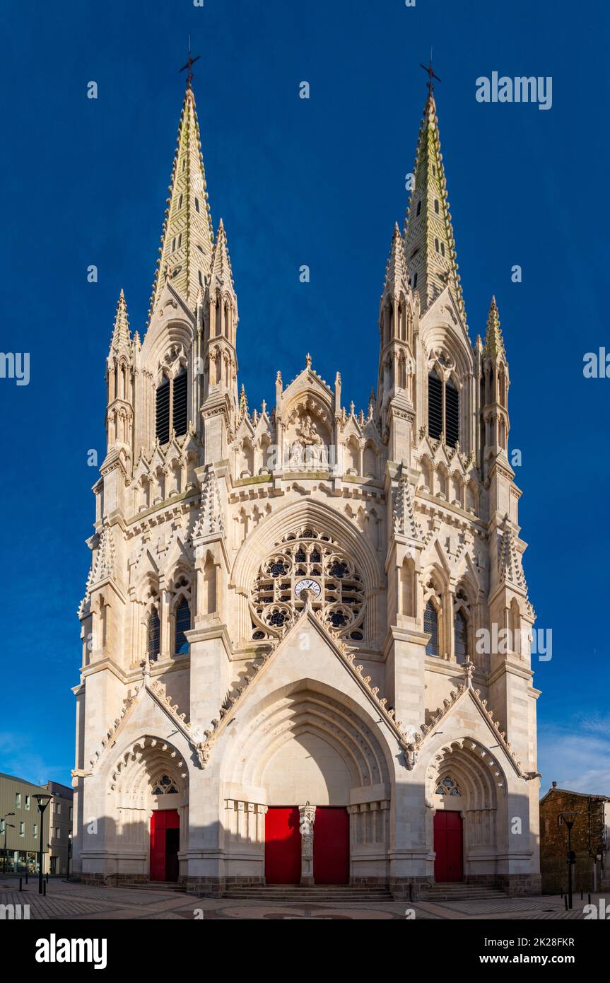 Chiesa di Notre-Dame di Cholet Foto Stock