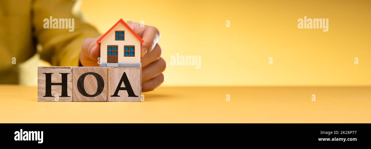 HOA associazione proprietari di case Foto Stock