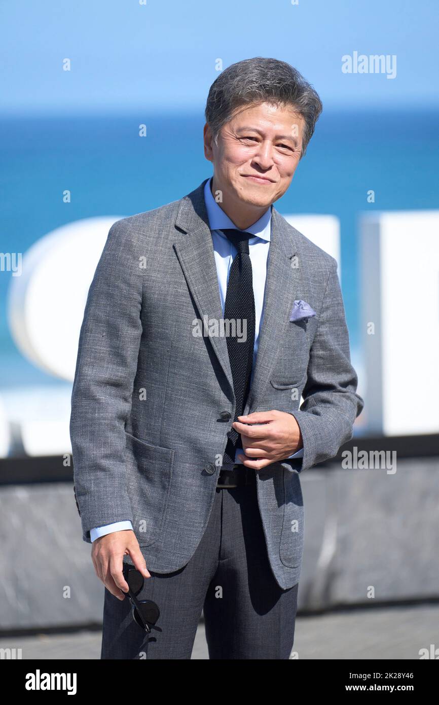 22 settembre 2022, Madrid, Madrid, Spagna: Kwon Hae-hyo ha partecipato a 'Walk Up' Photocall durante il 70th° Festival Internazionale del Film di San Sebastian al Kursaal Palace il 22 settembre 2022 a Donostia / San Sebastian, Spagna (Credit Image: © Jack Abuin/ZUMA Press Wire) Foto Stock