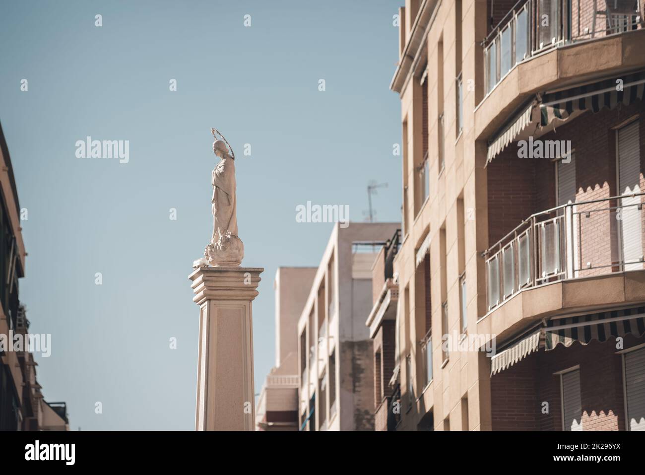 Monumento a la Purissima Concepcion. Torrevieja, Spagna Foto Stock