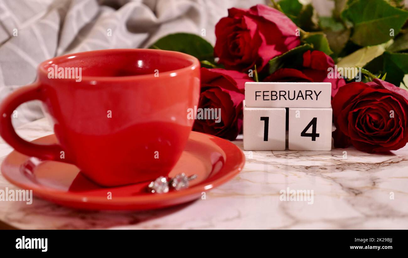 San Valentino 14 febbraio Foto Stock