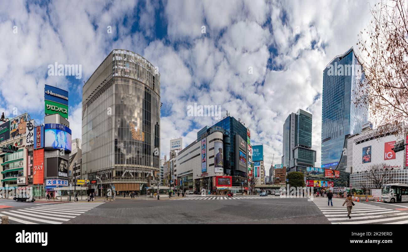 Incrocio di Shibuya IX Foto Stock