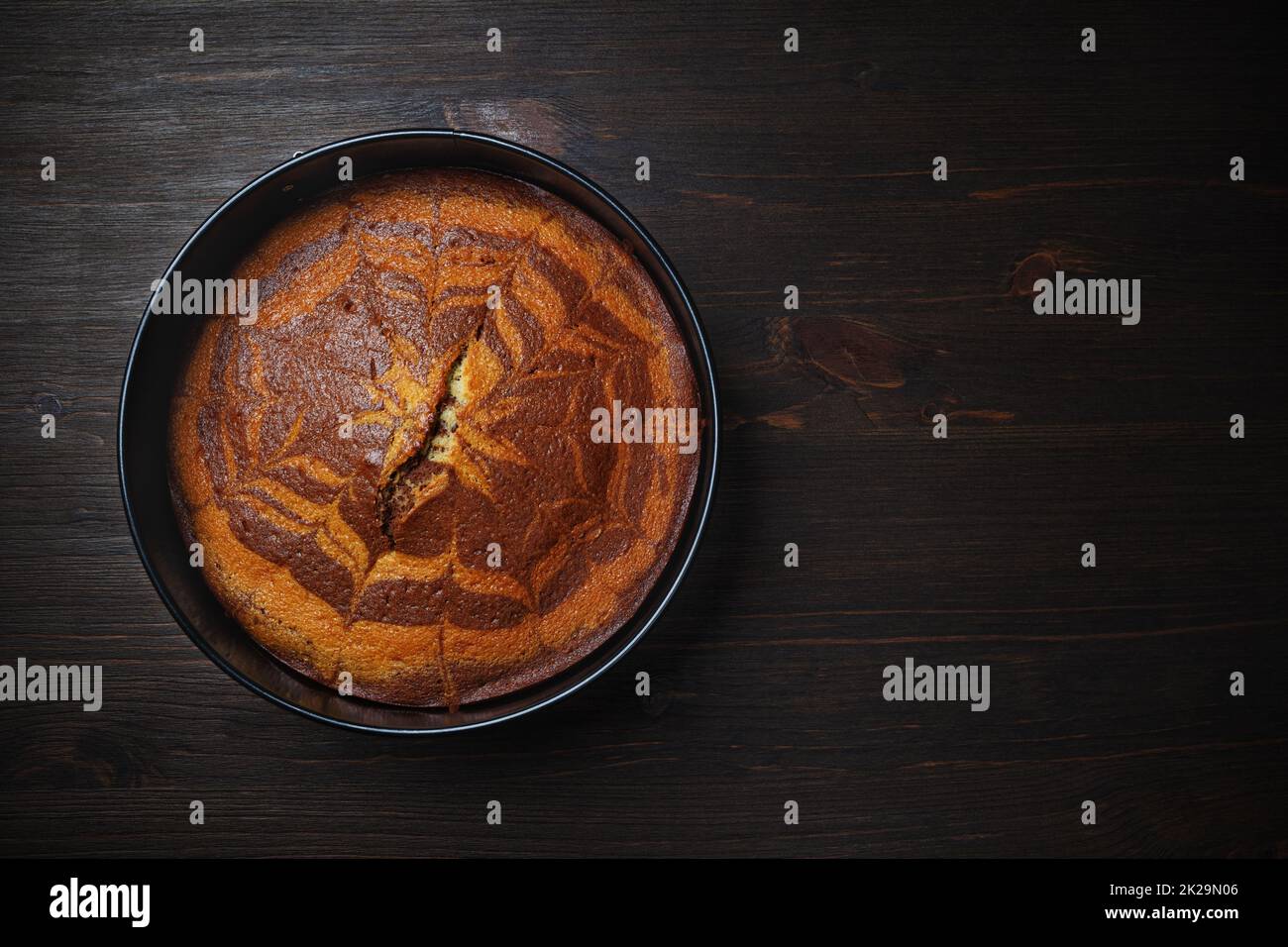 Deliziosa torta dolce Foto Stock