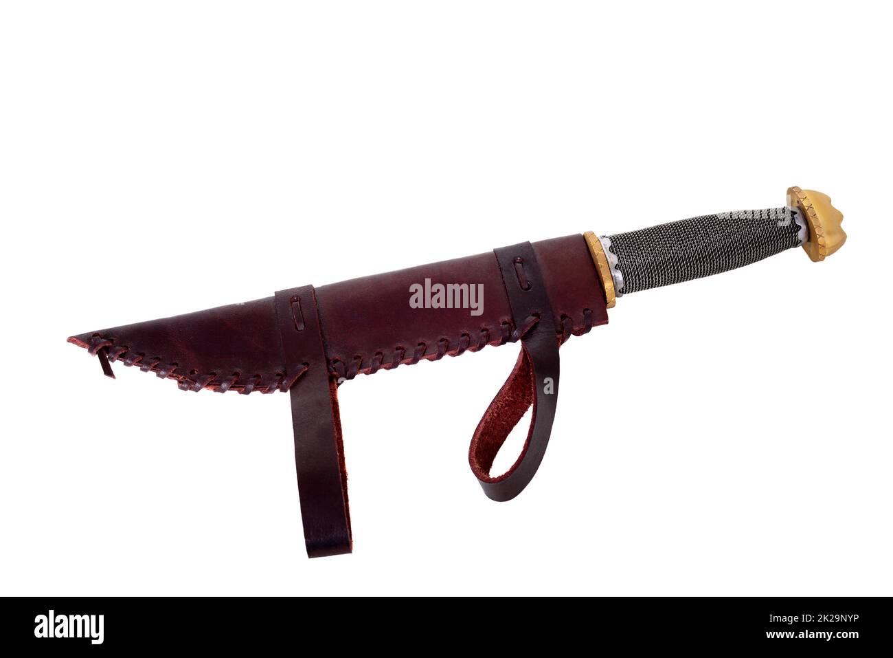 SEAX tradizionale con filo avvolto hilt Foto Stock