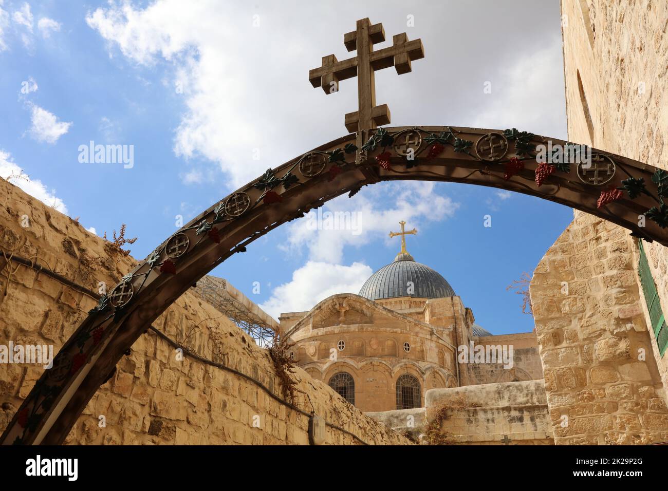 Chiesa del Santo Sepolcro. Gerusalemme. Israele Foto Stock