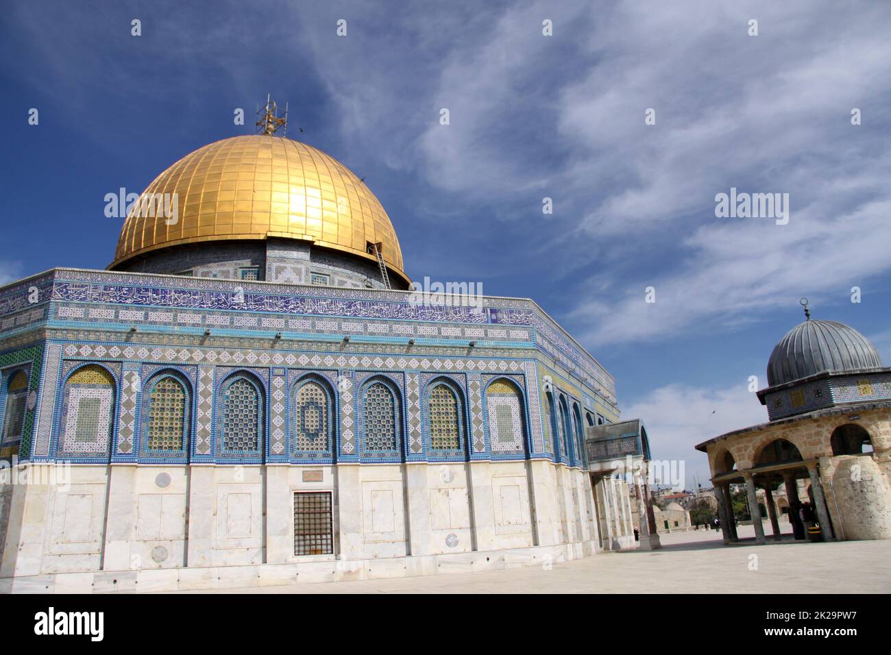 Felsendom a Gerusalemme. Israele Foto Stock