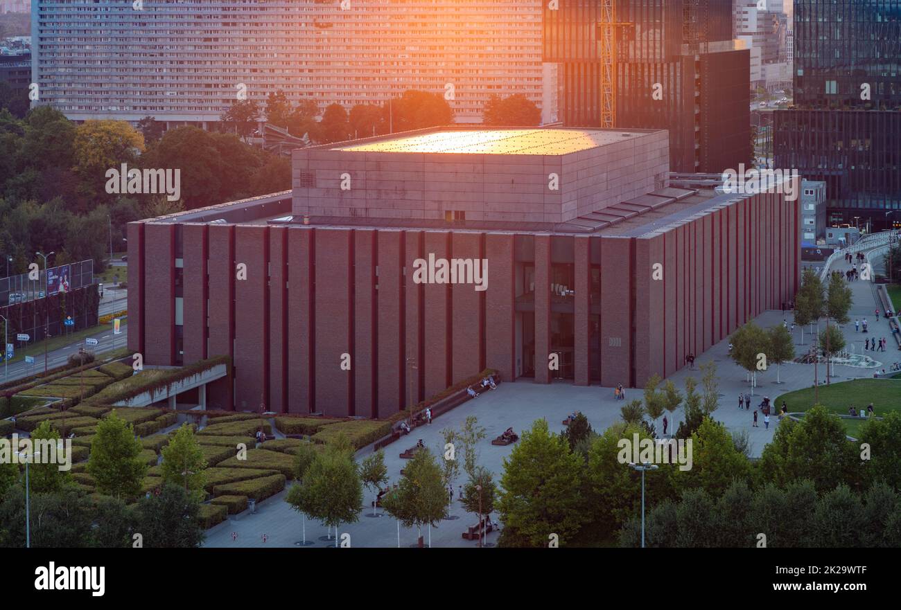 National Polish radio Symphony Orchestra Sunset Foto Stock