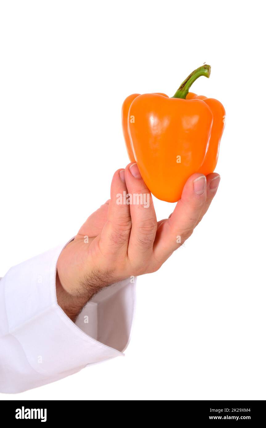 In cucina - preparazione di cibi freschi Foto Stock