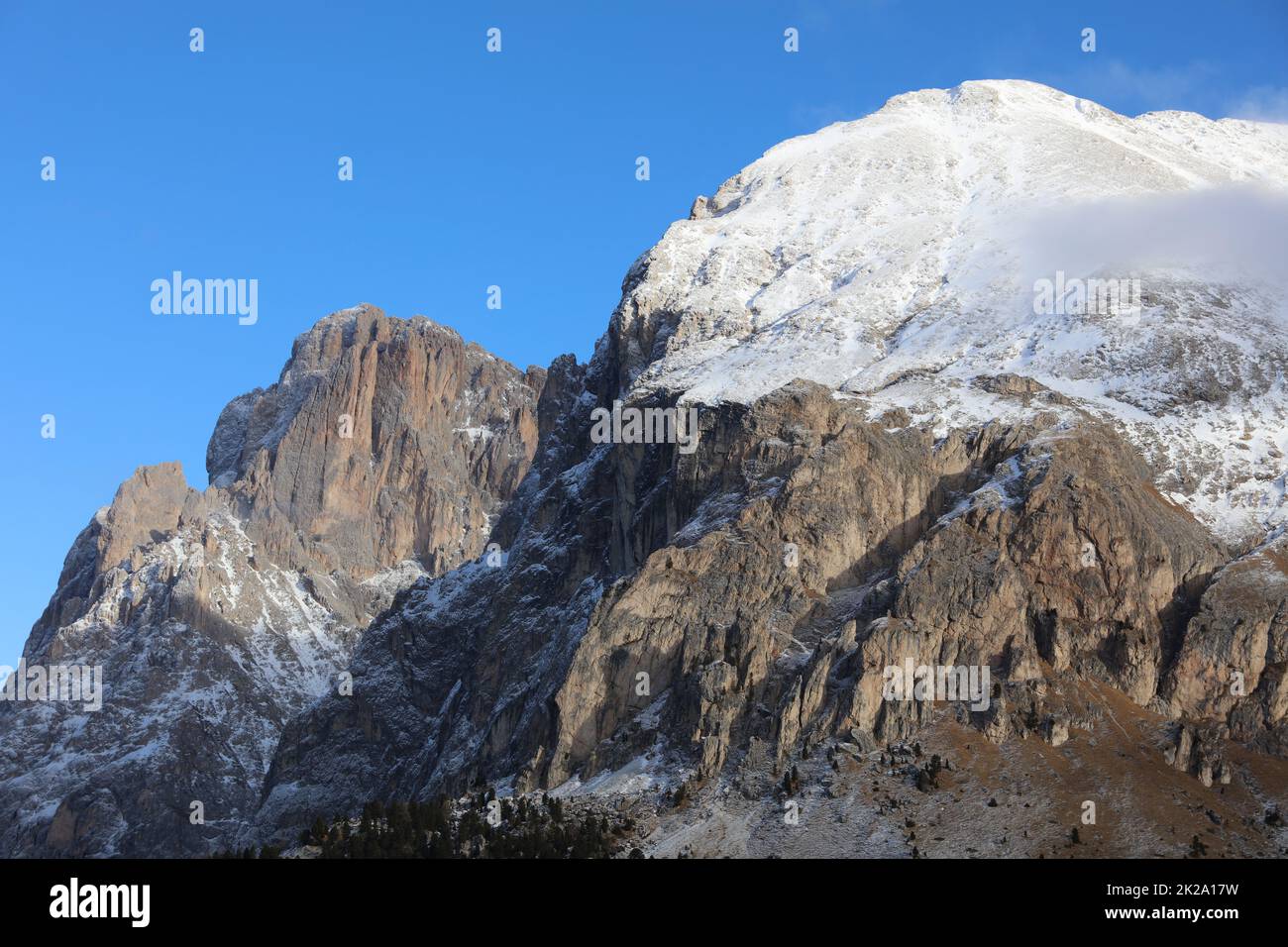 Gruppo Langkofel. Alto Adige. Italia Foto Stock