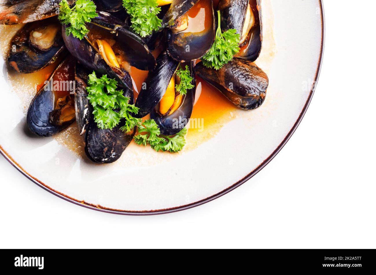 Cozze Foto Stock