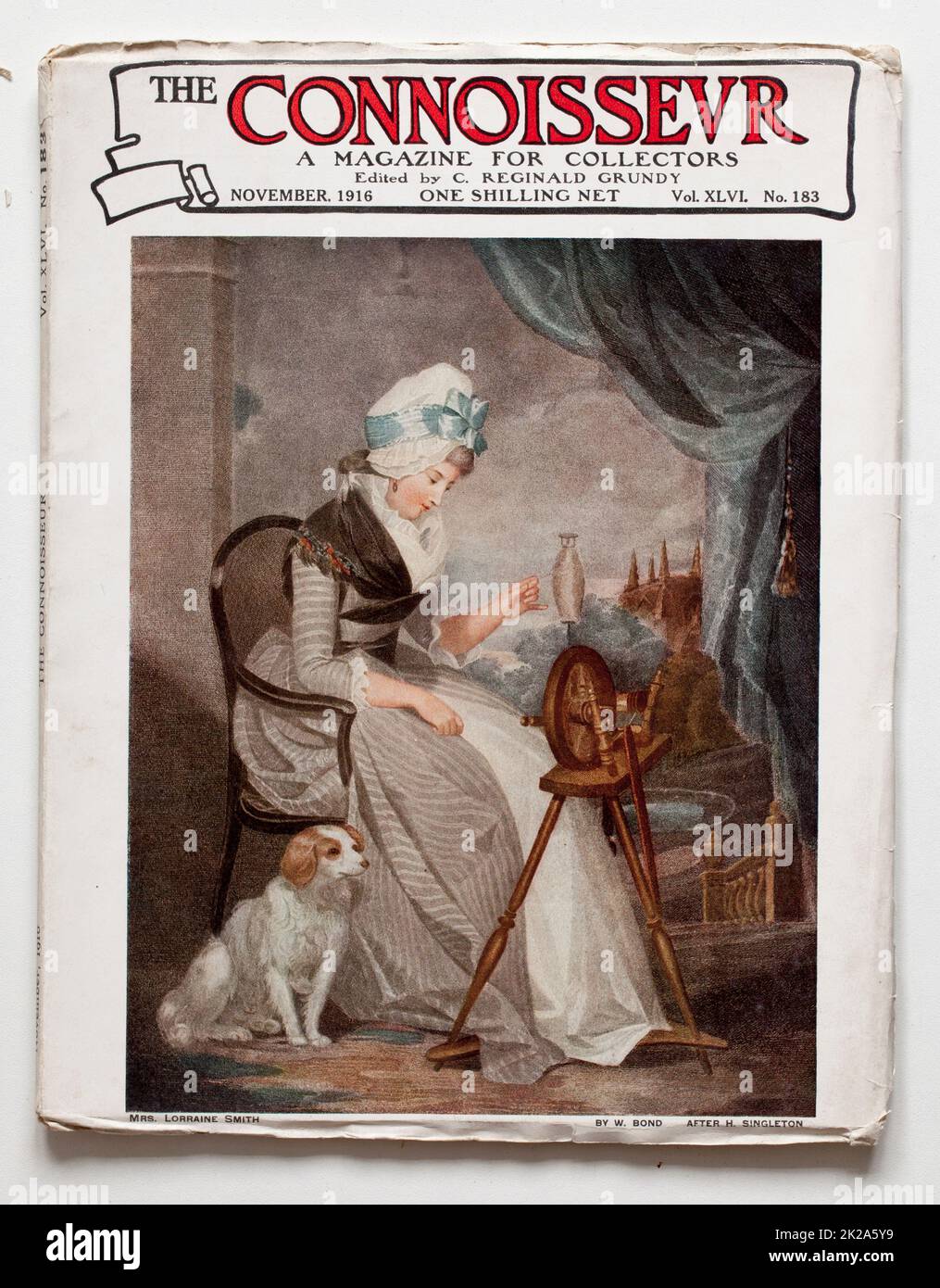 1916 della rivista Connoisseur Foto Stock