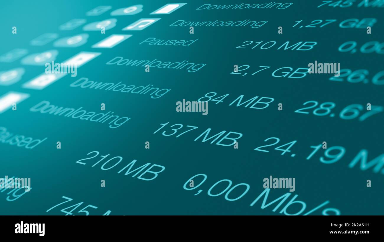 Il cloud computing concept Foto Stock