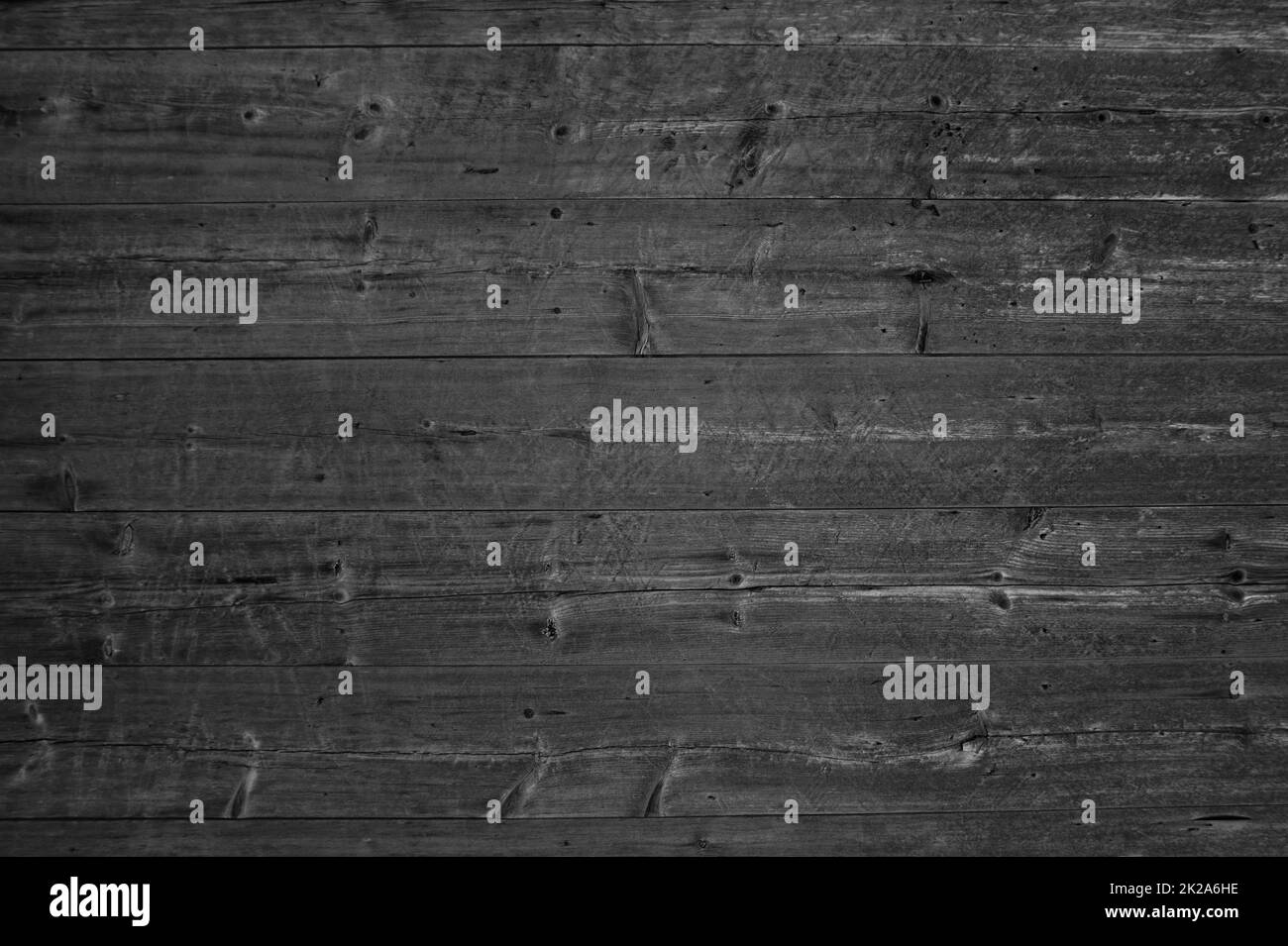 Parete di legno con tavole scure Foto Stock