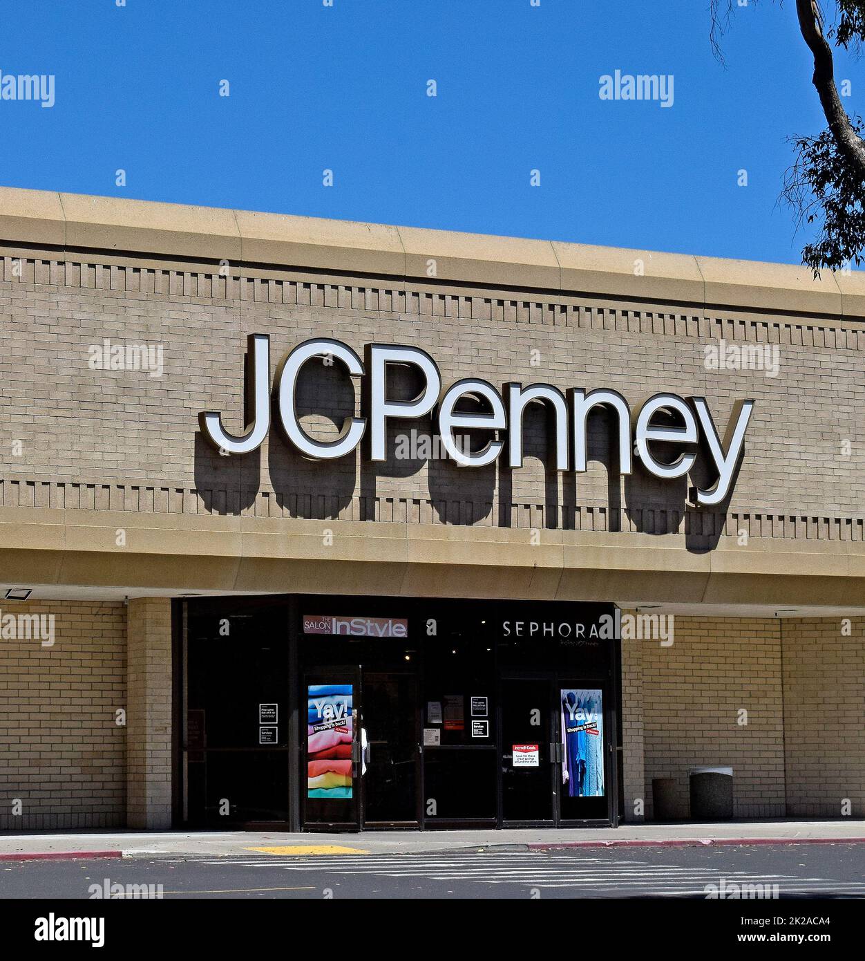 J. C. Penny store, Stoneridge Shopping Centre, Pleasanton, California, Stati Uniti d'America Foto Stock