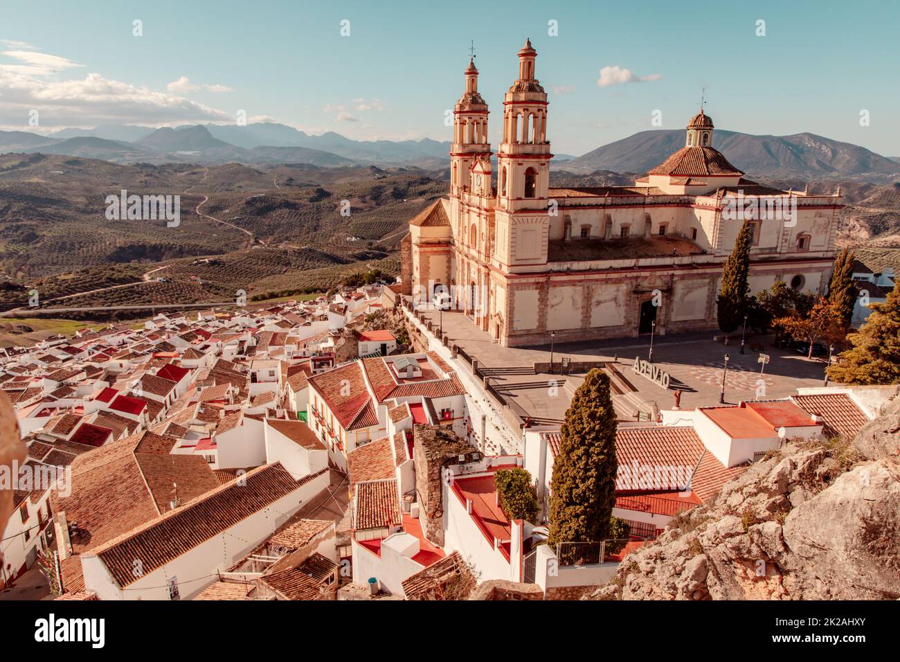Viaggi Andalusia Ruta de los Pueblos Blancos Foto Stock
