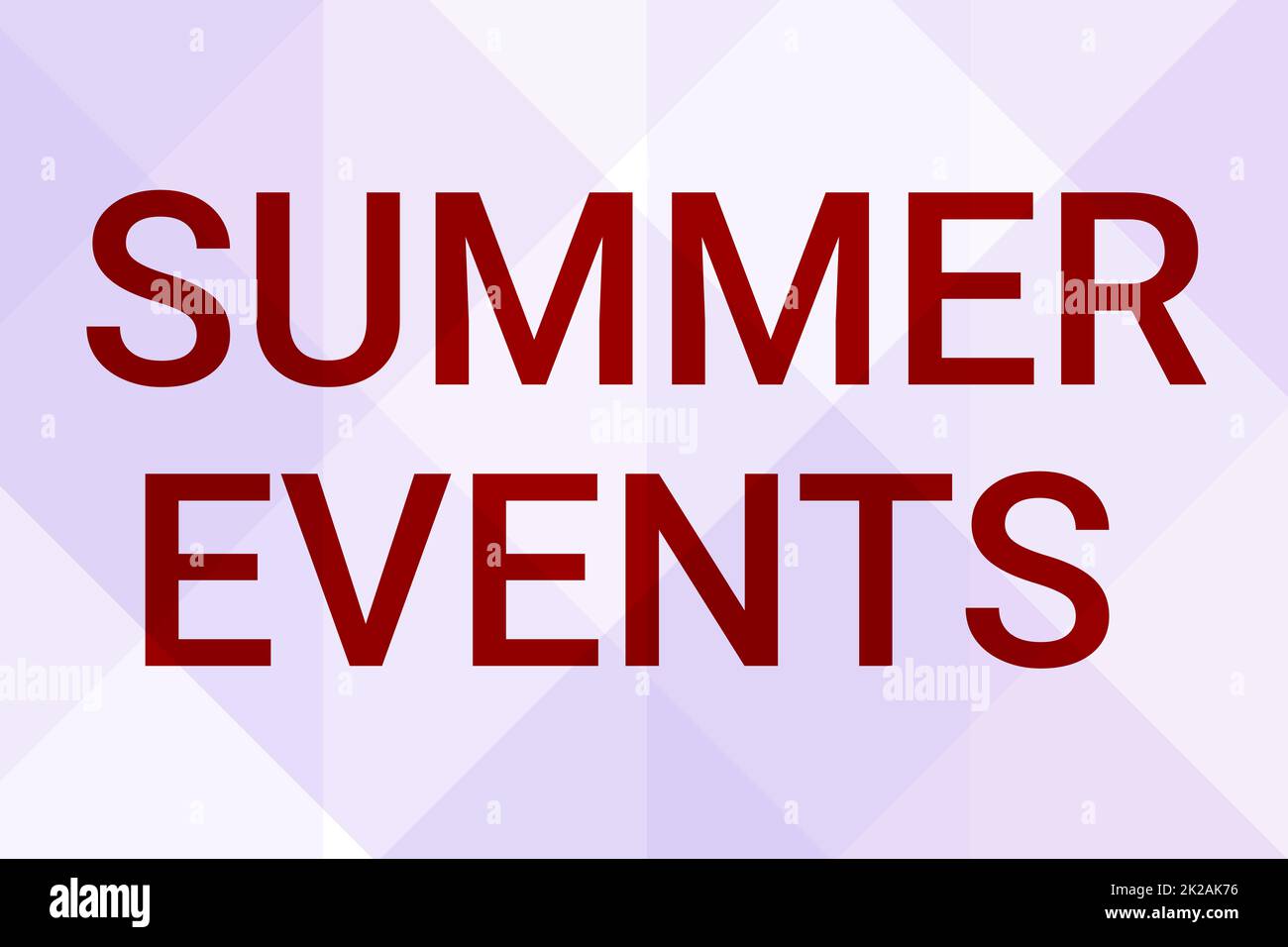 Segno che mostra Eventi estivi, Business idea Celebration Eventi che si svolge durante l'estate linea sfondi illustrati con varie forme e Foto Stock
