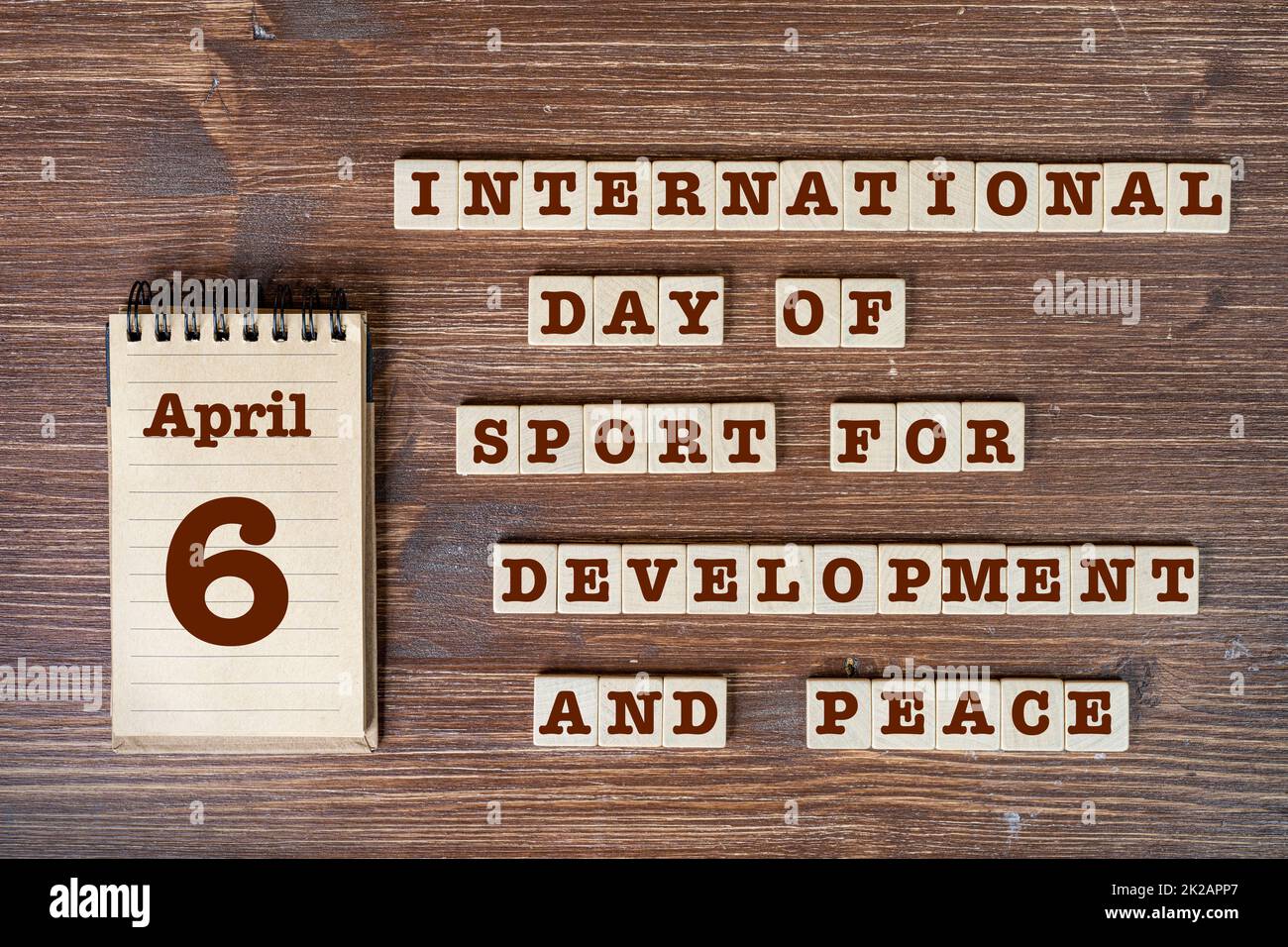 Giornata Internazionale dello Sport per lo sviluppo e la Pace Foto Stock