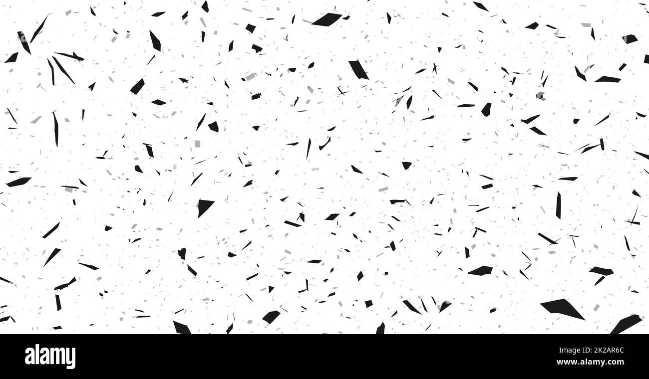 Grunge linee e punti neri su uno sfondo bianco - Vettore Foto Stock