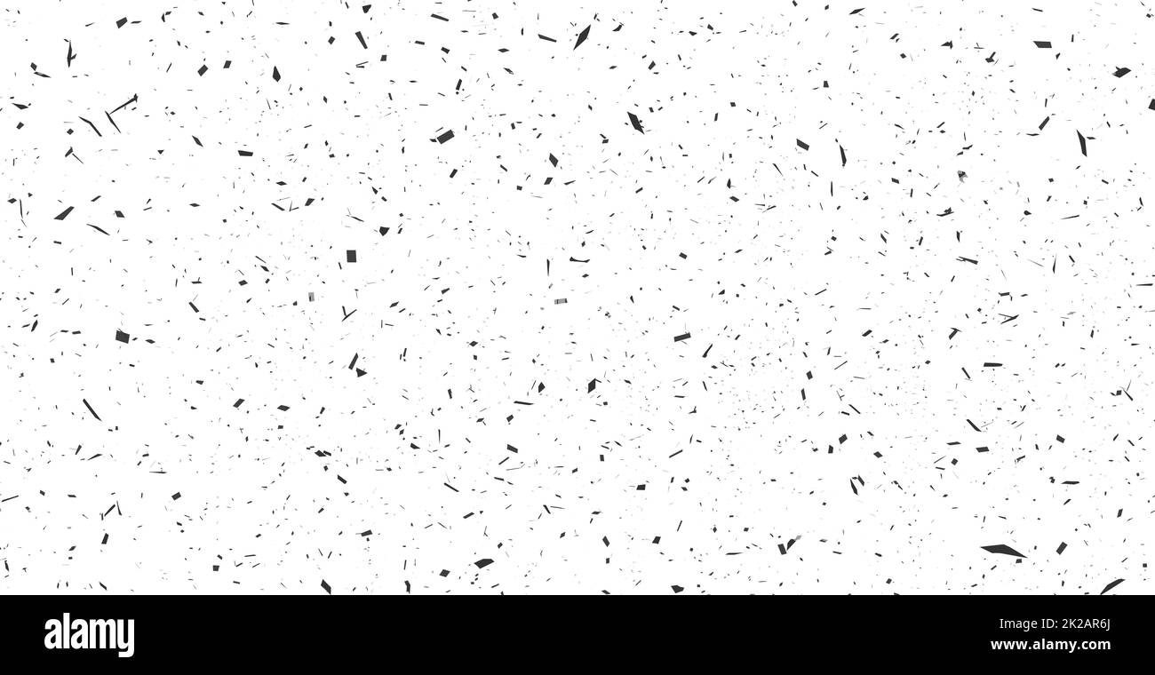 Grunge linee e punti neri su uno sfondo bianco - Vettore Foto Stock