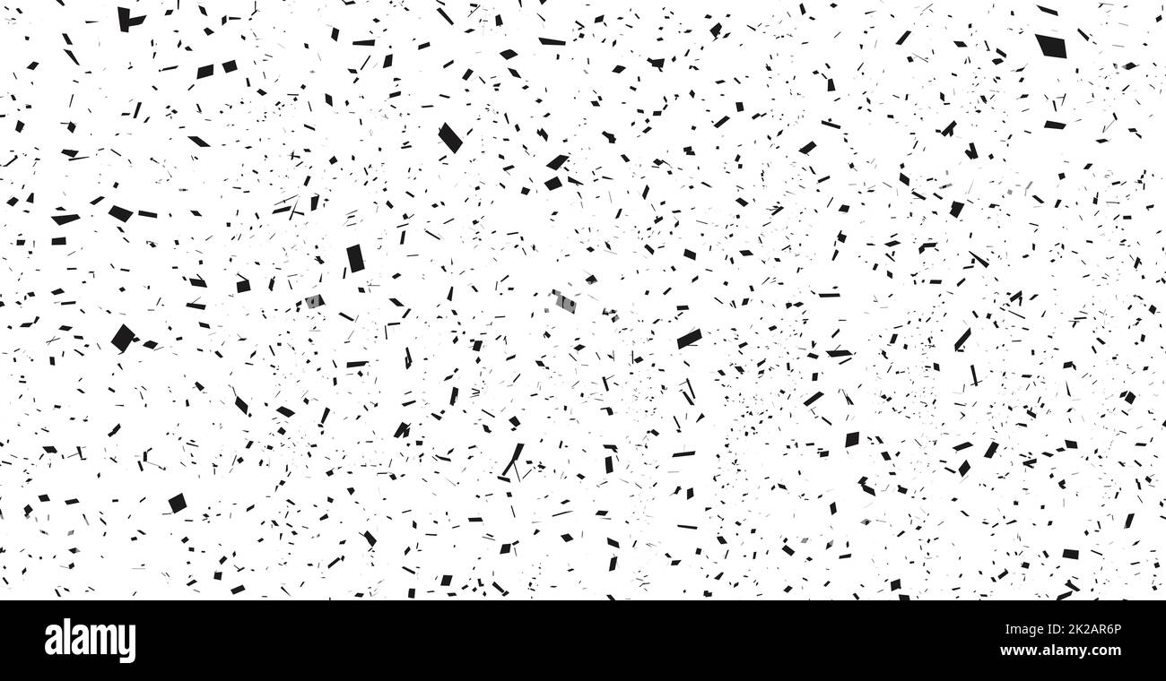 Grunge linee e punti neri su uno sfondo bianco - Vettore Foto Stock