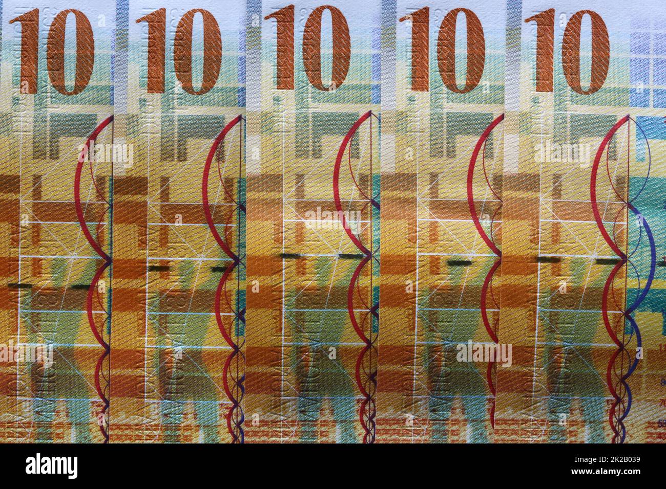 Banconote in franchi svizzeri Foto Stock
