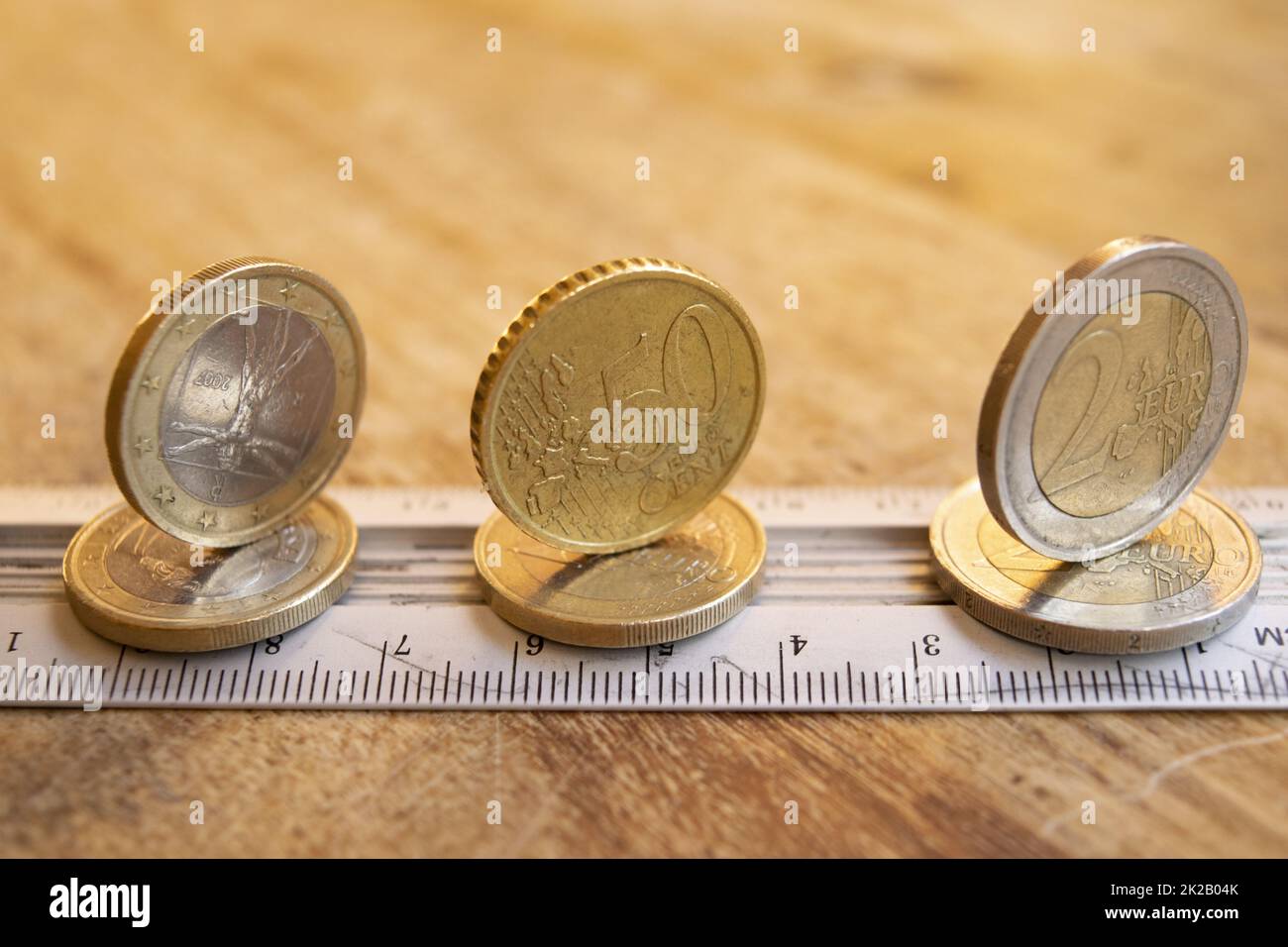 misura e dimensione del risparmio Foto Stock