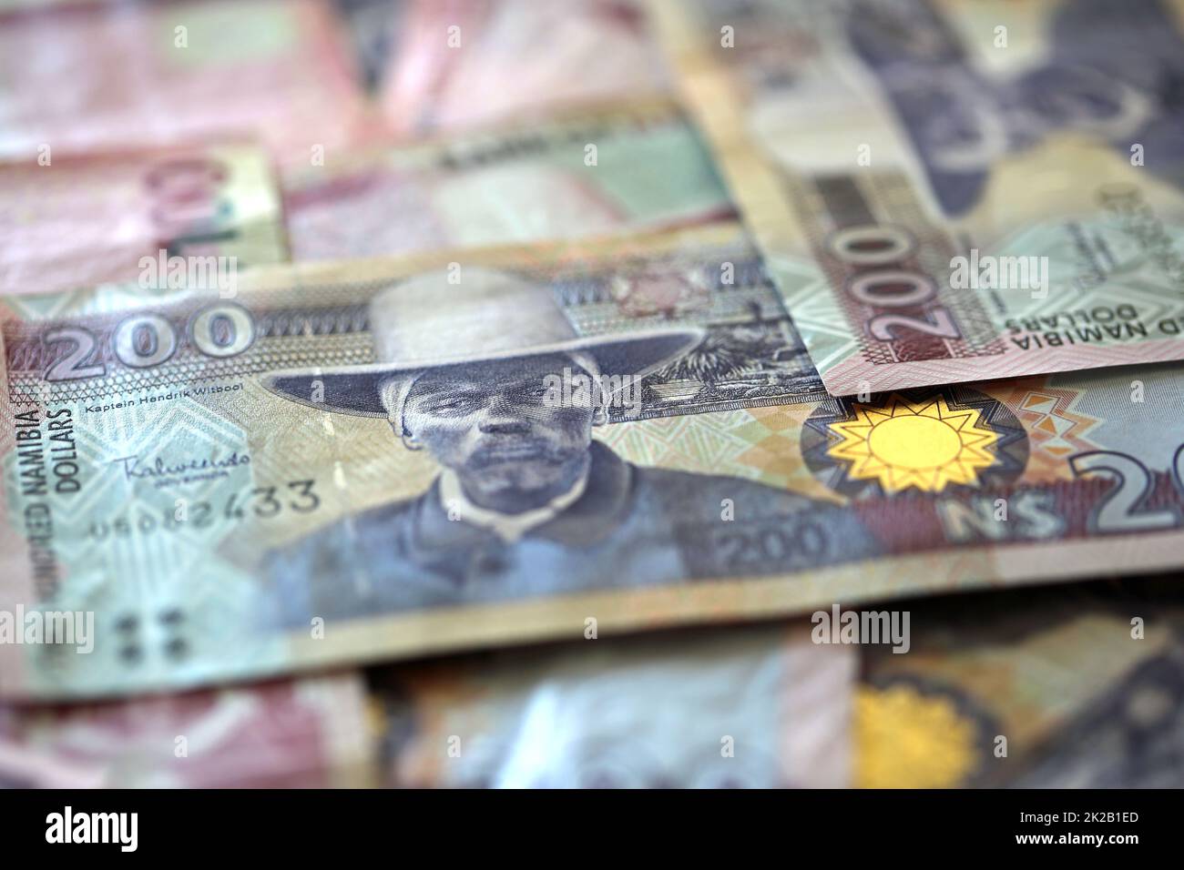 Banconote in dollari della Namibia Foto Stock
