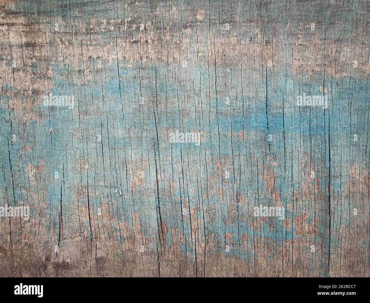 Vecchia texture in legno con vernice astratta blu. Grunge asse o legno compensato superficie di fondo Foto Stock