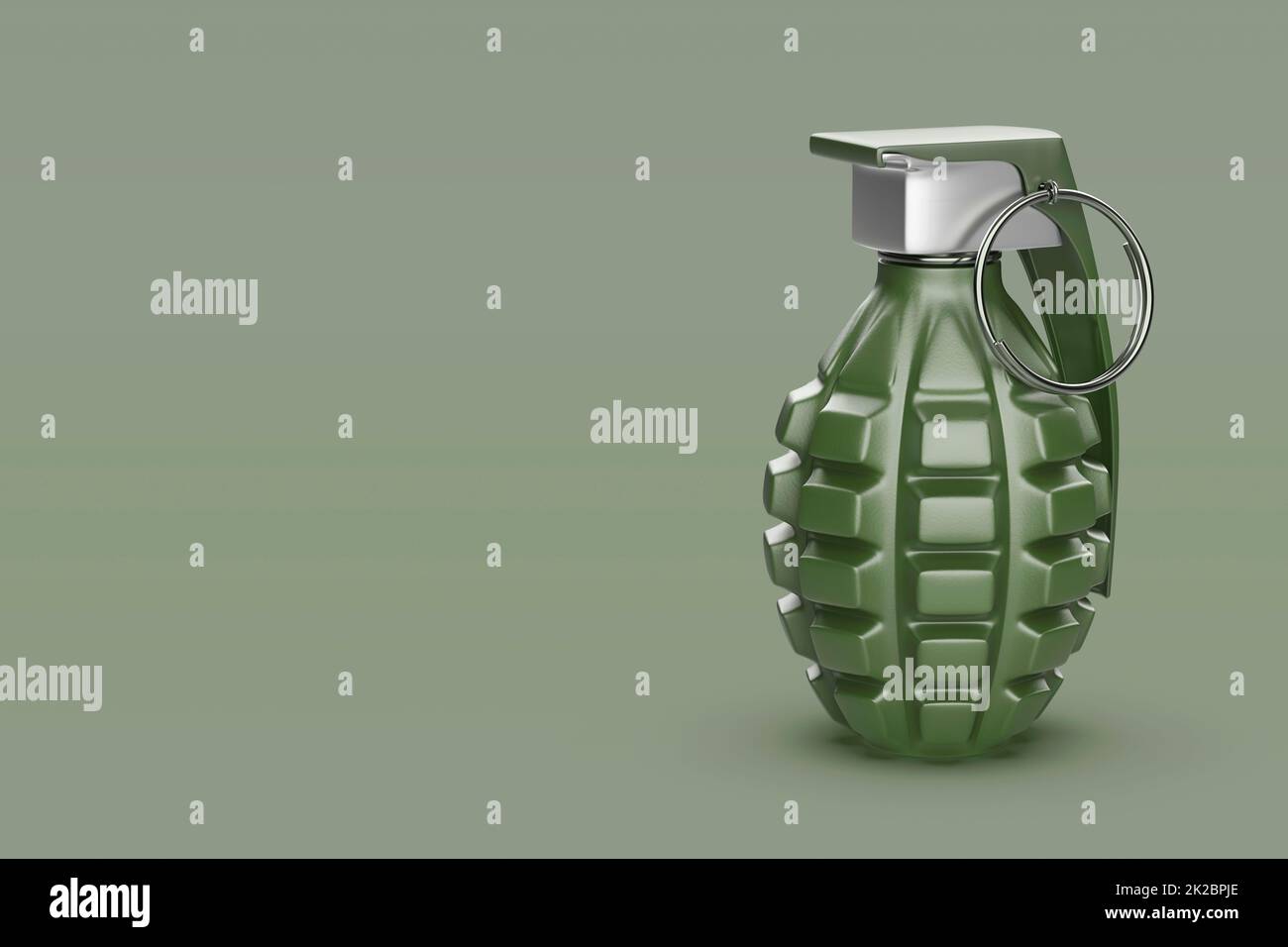 Granata a mano a frammentazione Foto Stock