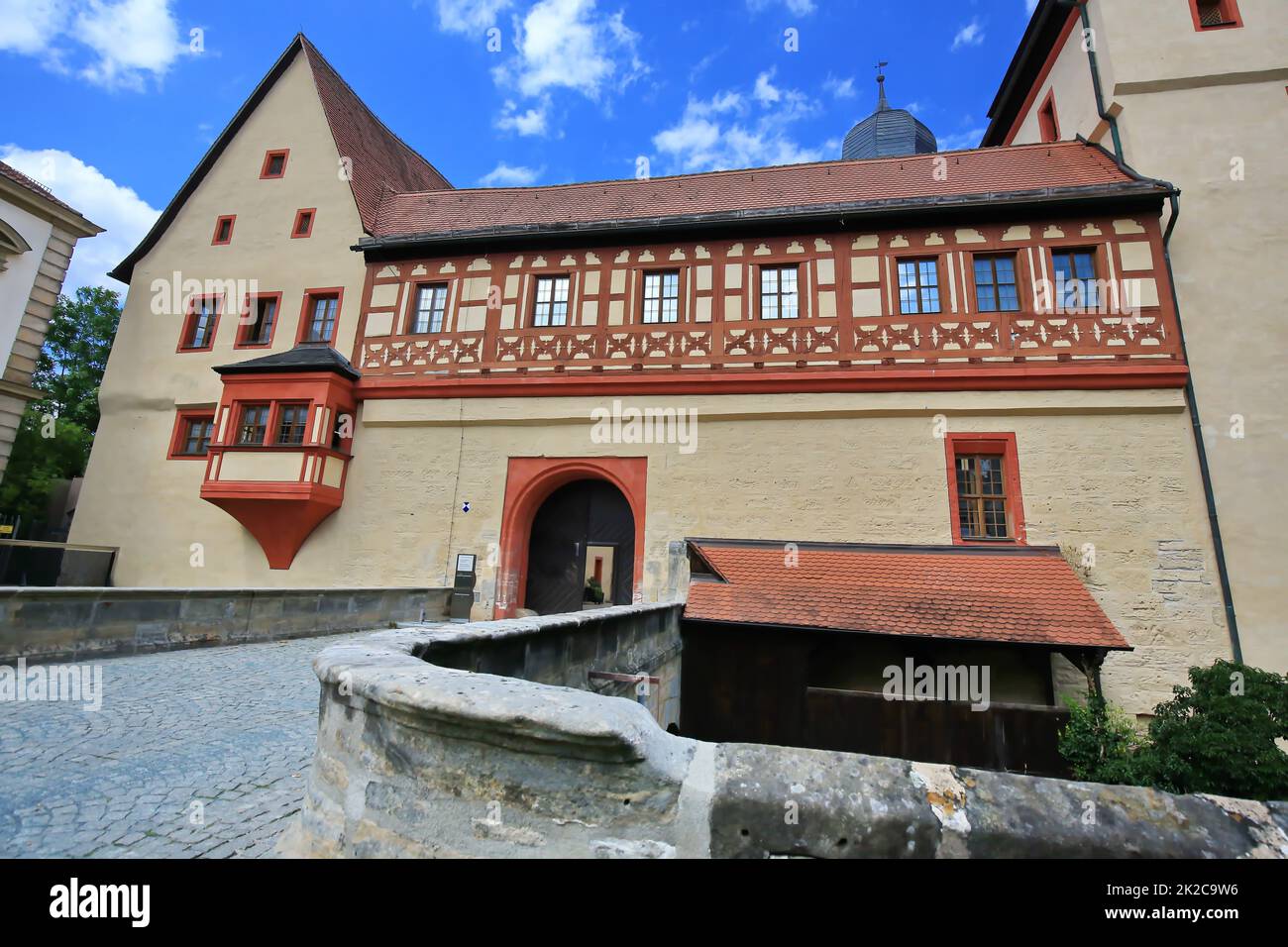 Forchheim è una città della Baviera con molti luoghi di interesse storico Foto Stock