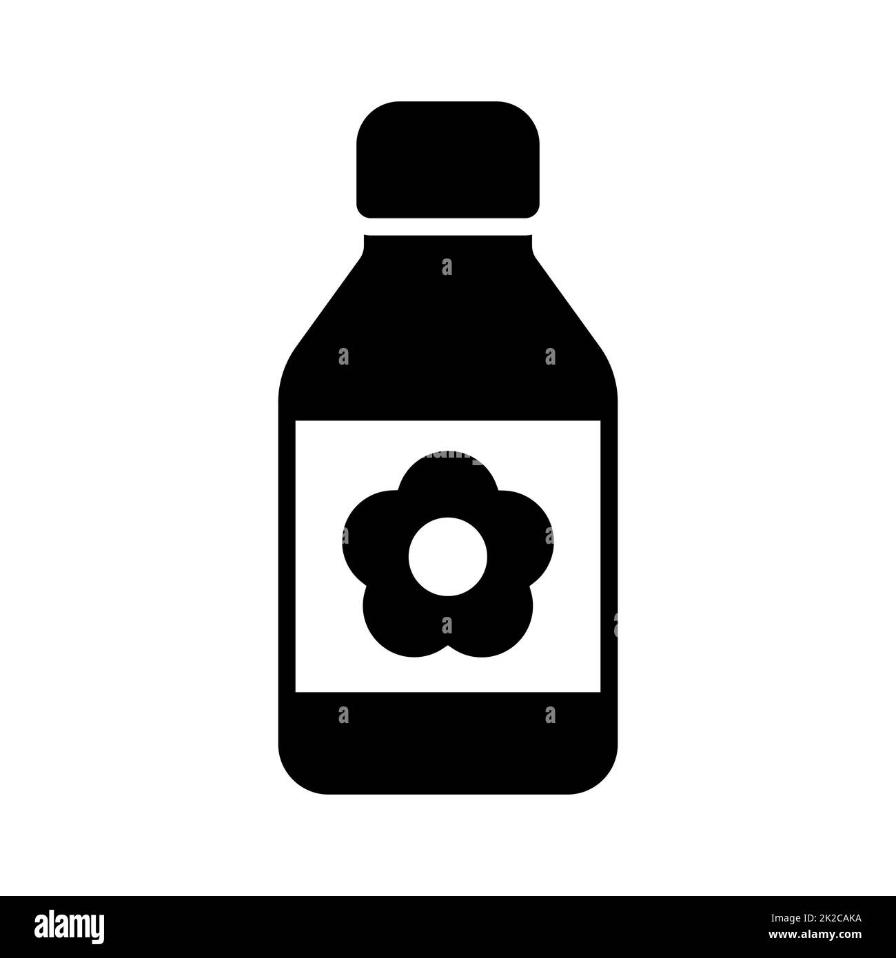 Bottiglia da giardino di fertilizzante vettore icona Foto Stock