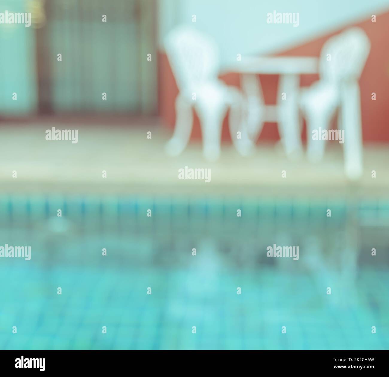 Abstract blur piscina esterna per lo sfondo Foto Stock
