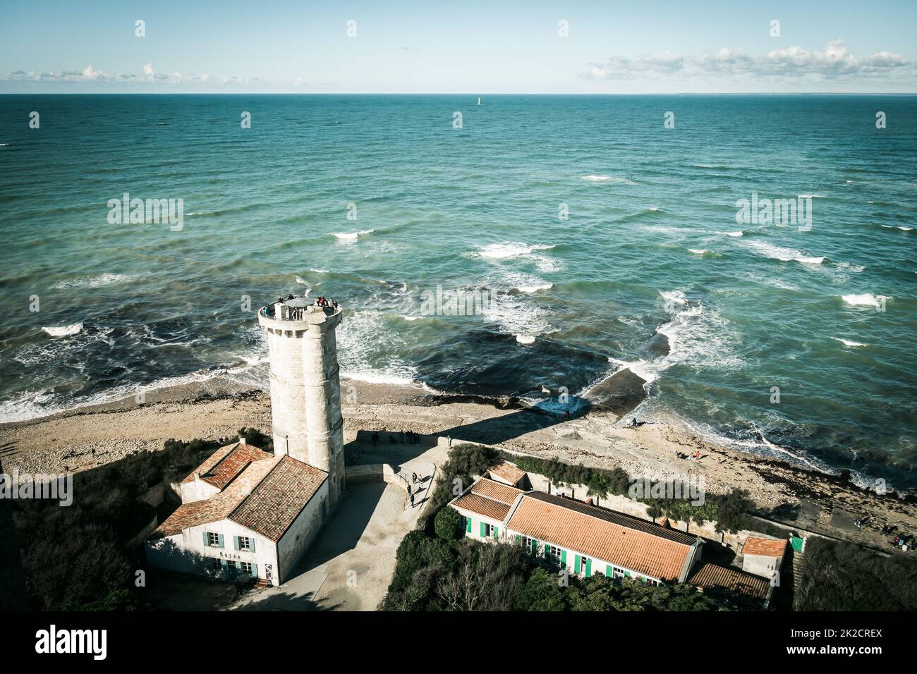 Faro di balene - Phare des baleines - nell'isola di Re Foto Stock