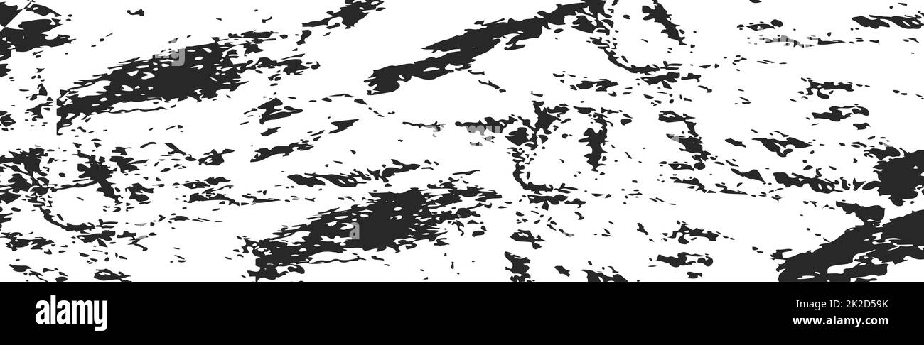 Grunge linee e punti neri su uno sfondo bianco - Vettore Foto Stock