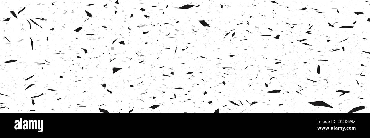 Grunge linee e punti neri su uno sfondo bianco - Vettore Foto Stock