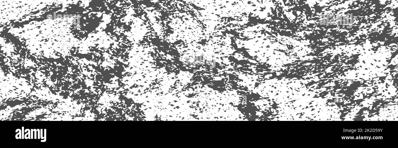 Grunge linee e punti neri su uno sfondo bianco - Vettore Foto Stock