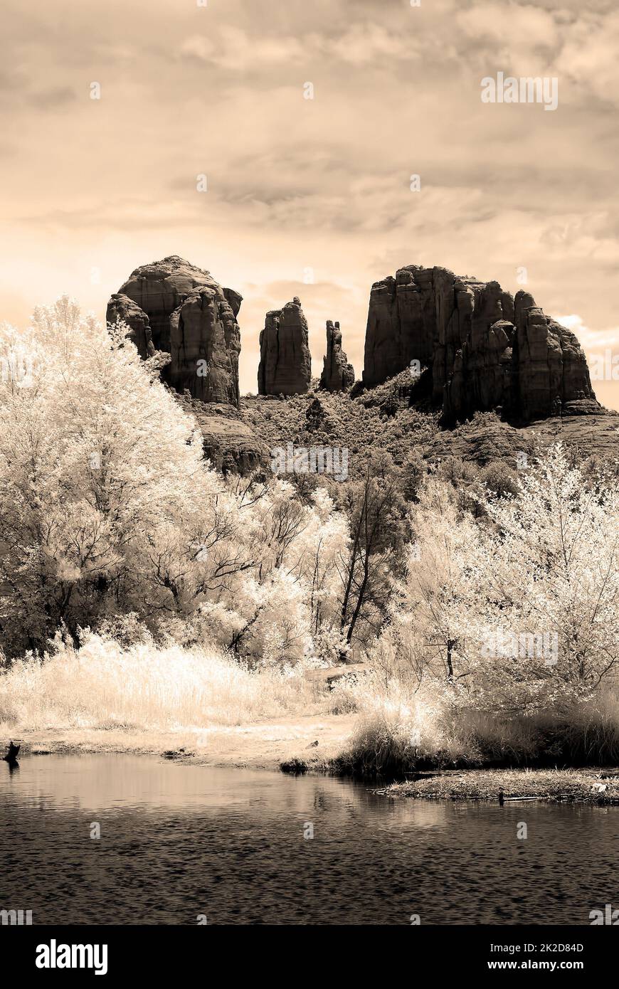 Sedona, Arizona, a infrarossi Foto Stock