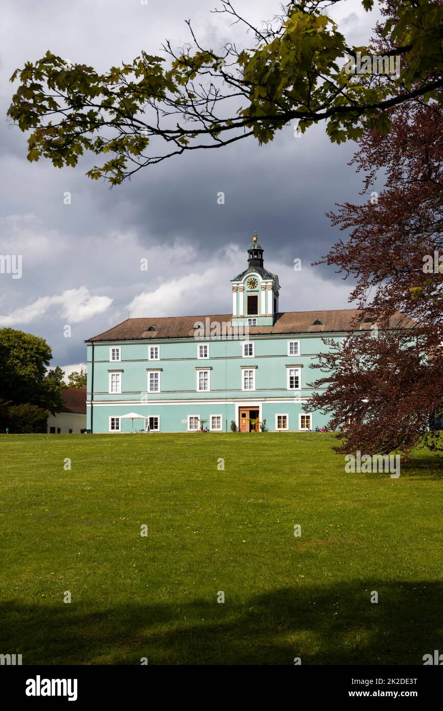 Castello di Dacice nella Boemia meridionale, Repubblica Ceca Foto Stock