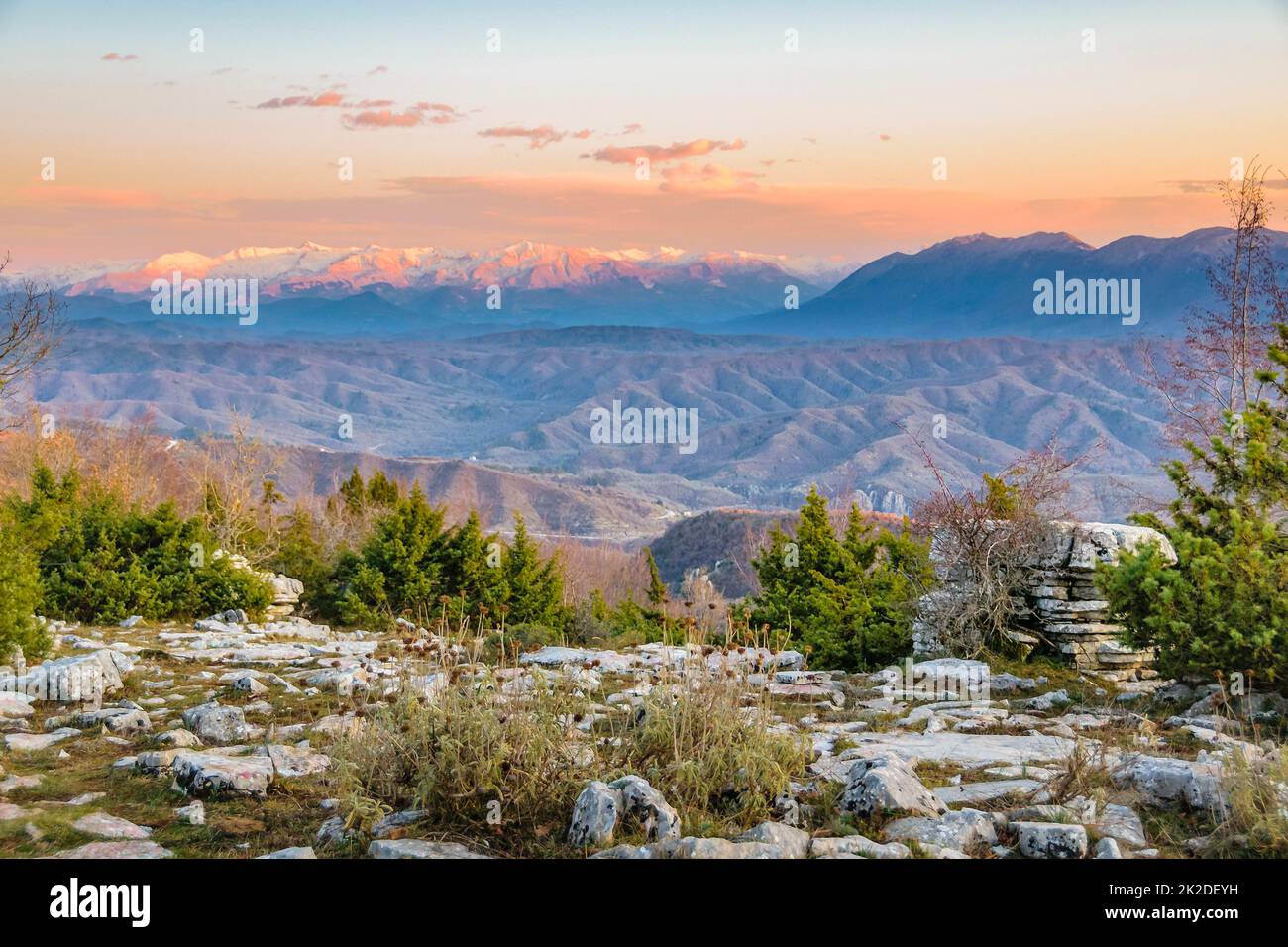 Parco Nazionale di Vikos Aoos, Grecia Foto Stock