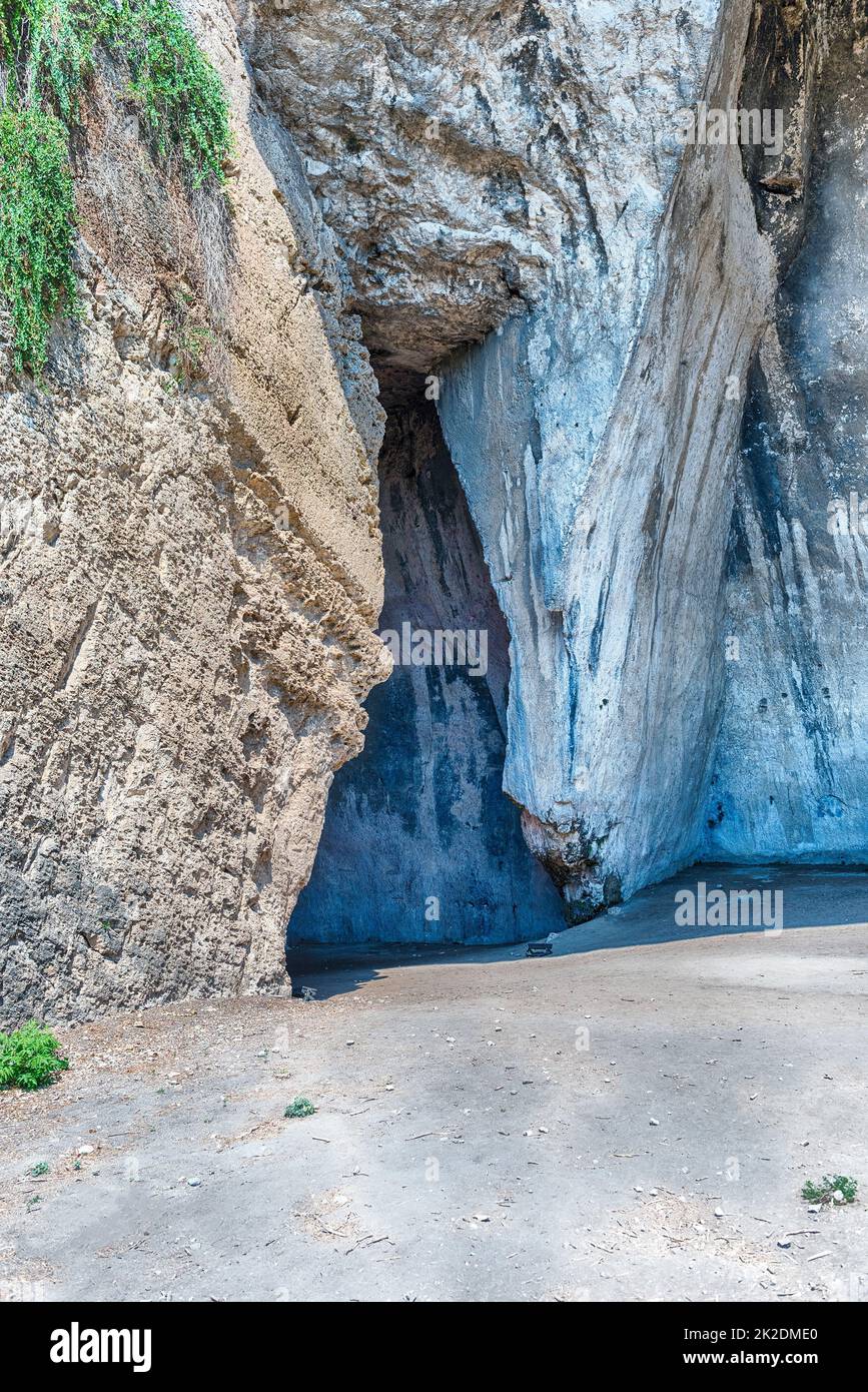Grotta dei Cordari, sito archeologico di Siracusa, Sicilia, Italia Foto Stock
