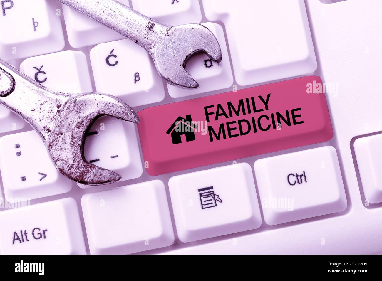 Visualizzazione concettuale Medicina di famiglia. Panoramica aziendale Assistenza sanitaria completa per l'individuo e la famiglia editing e pubblicazione Online News articolo, digitando Visual novel Scripts Foto Stock