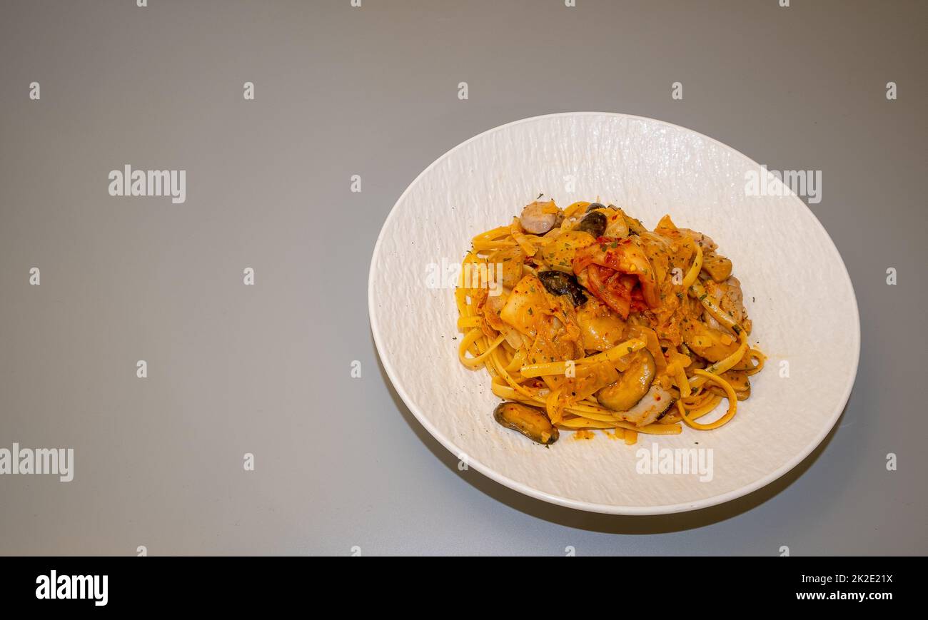 buongustai con zaino Foto Stock